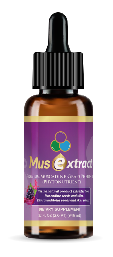 MusExtract Premium Muscadine Grape Seeds & Skin Extract (59ml)