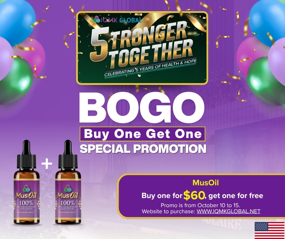 MusOil Special Promotion - Buy One and Get One
