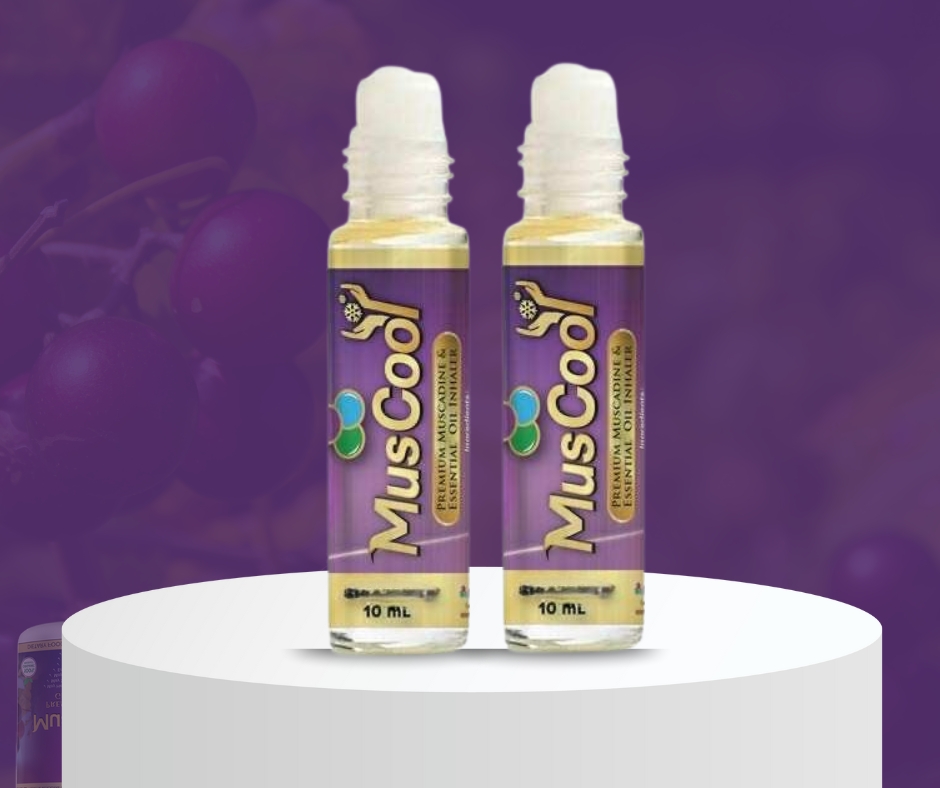 MusCool Premium Muscadine Essential Oil Inhaler 10ml