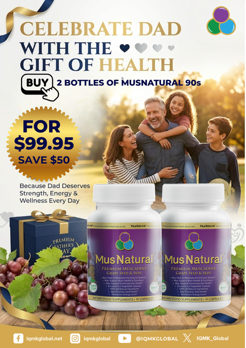 Fathers Day Promo ( 1 Musnatural 60 caps & 1 MusRise Pouch)