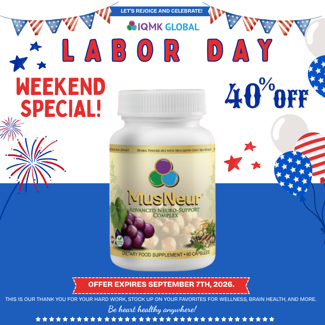  Labor Day 40% Promo - MusNeur